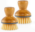 Full Circle Bubbly Palm Brush for Nonstick, Gray