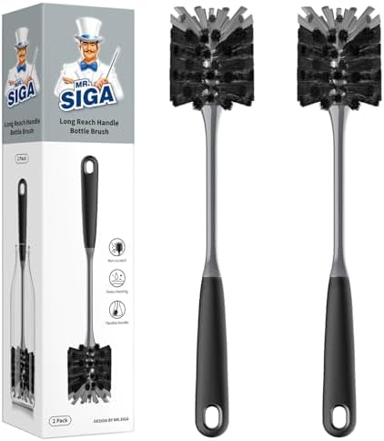 MR.SIGA Long Handle Water Bottle Brush