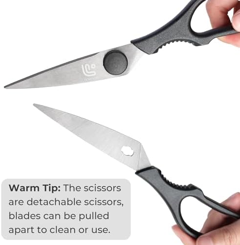 Linoroso Kitchen Scissors All Purpose Kitchen Shears with Magnetic