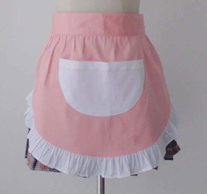 CRB Fashion Waist Apron Kitchen Cooking Restaurant Cotton Bistro Half Aprons - Image 2
