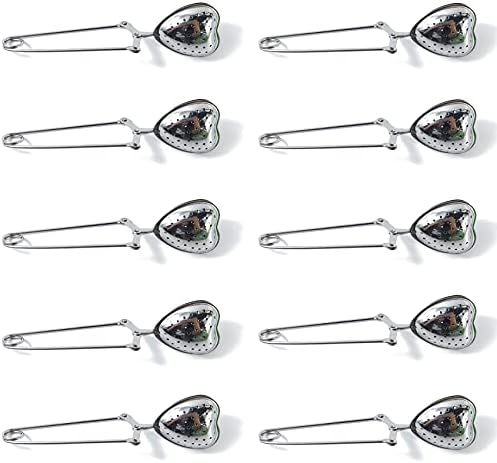 ROYHOO10PCS Stainless Steel Tea Filters Loose Leaf Tea Infuser