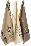 DII French Style Tabletop Kitchen Collection, Dishtowel Set, 18x28