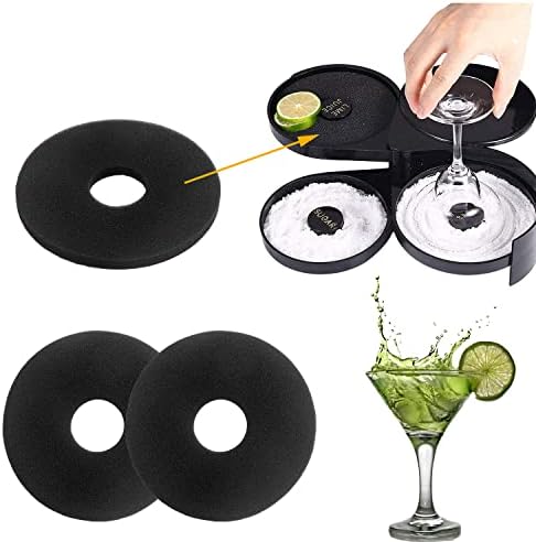 6PCS Bar Rimmer Sponges Replacement for Glass Rimmer/Margarita Salter