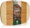 Hollyone Bamboo Cutting Board 14 Inch Wood Cutting Board for Kitchen