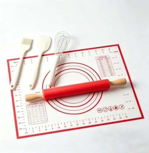 5-Piece Mini Silicone Baking Set, 15.75 x 11.81 Inch