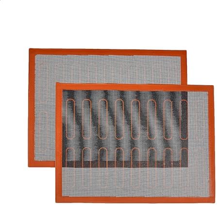 Amazon Basics Non-Stick Silicone Baking Mat, 2 Pack