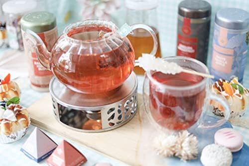 Teabloom Silhouette Tea Warmer - Brushed Stainless Steel Teapot Warmer