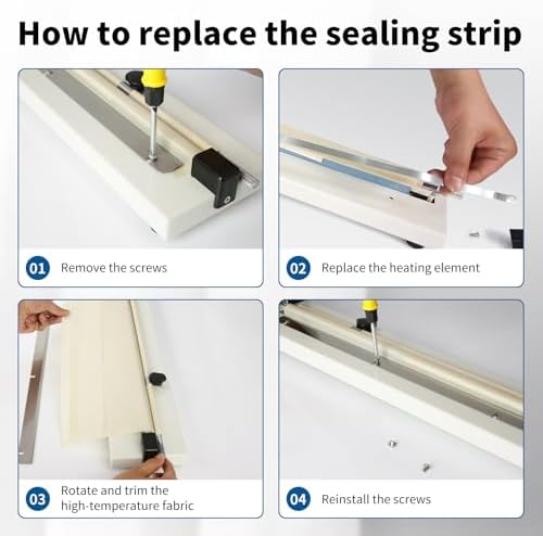 Impulse Heat Sealer, 8mm, 24 inch