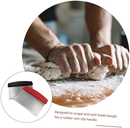 Dough Chopper with Measure Scale Stainless Steel Dough Cutter Pizza