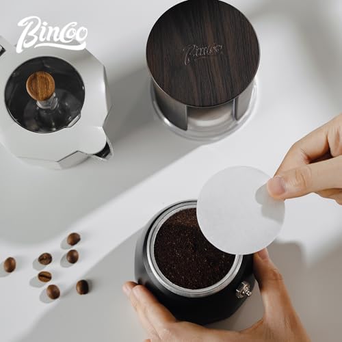 Bincoo Coffee Filter Holder with Lid - Compatible with 51, 53, 58,60mm