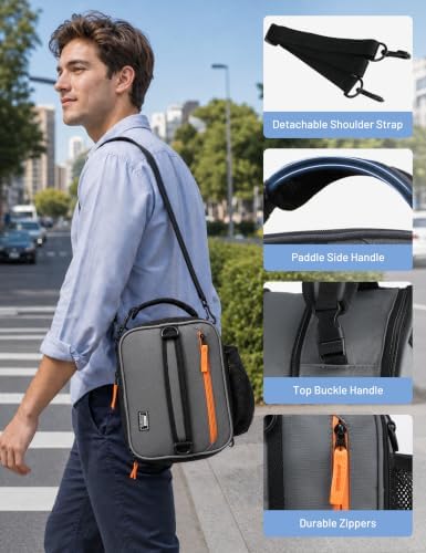 MIER Expandable Small Lunch Box for Men Women Kids Work School