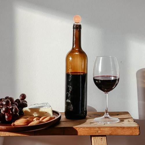 Stainless Steel Wine Bottle Stopper Set 4pcs with Sealed Vacuum Plug