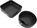 KIMISS Springform Carbon Steel Cake Pan Set - 3PCS Cake with Removable