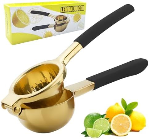 Gold Stainless Steel Lemon Squeezer