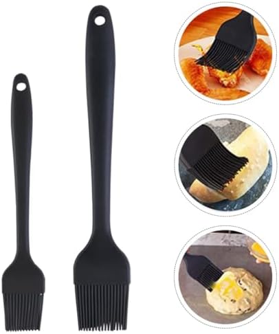 4 Piece Silicone Pastry Brush Set for Baking Kitchen Oil Application