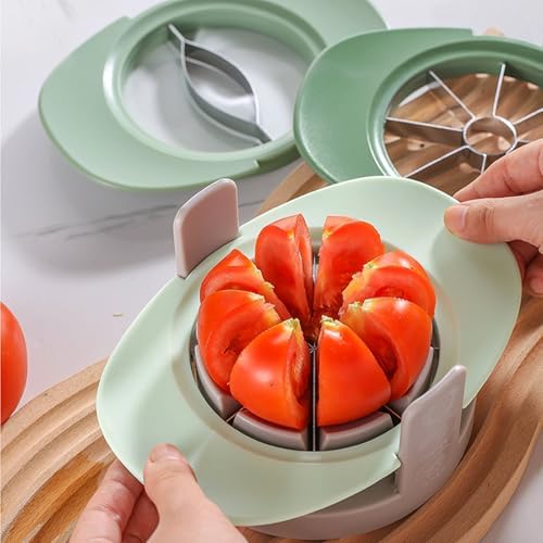 4 in 1 Fruit Cutter Slicer, Yellow Mango Apple Tomato Corer Slicer