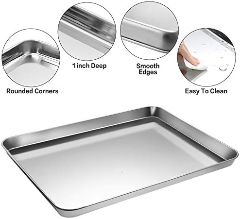 M MCIRCO Baking Sheet with Cooling Rack, Set of 6