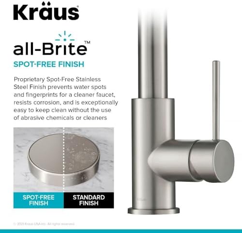KRAUS 16 in Pull-Down Kitchen Faucet KPF-3104SFS