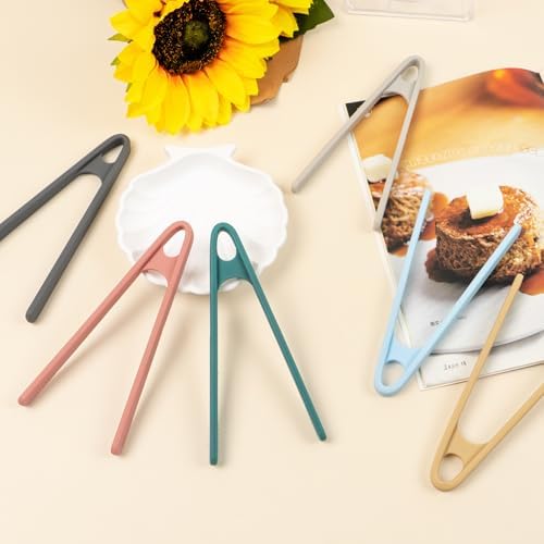 Silicone Mini Tongs, 6-Piece, 5.5-Inch