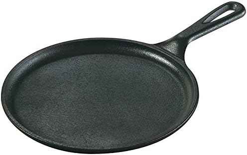 Lodge Pre-Seasoned Cast Iron Round Griddle, 8 Inches