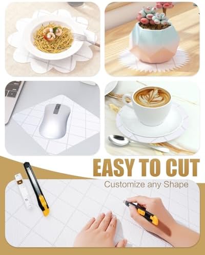 Drawer and Shelf Liners for Kitchen Cabinets Non-Adhesive 12in x 20FT