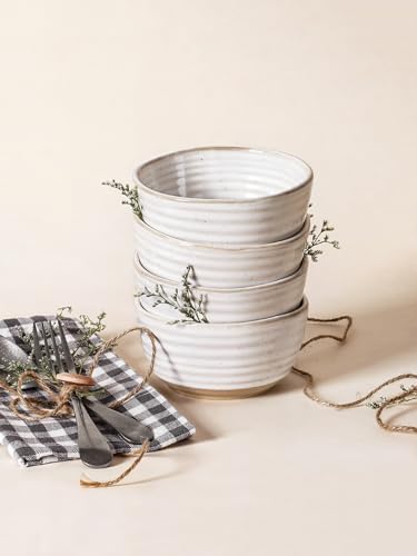 LE TAUCI Small Bowls 10 oz, Ice Cream Bowl, Ceramic Stoneware Bowl