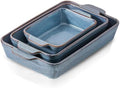 HVH 9x13 Ceramic Baking Dish Set of 3, Wabi sabi