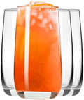 PARACITY Highball Glasses Set of 4, Drinking Glasses 12 Oz, Clear