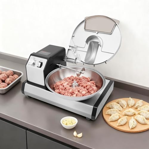 Electric Vegetable Chopper, Stainless Steel Meat Grinder