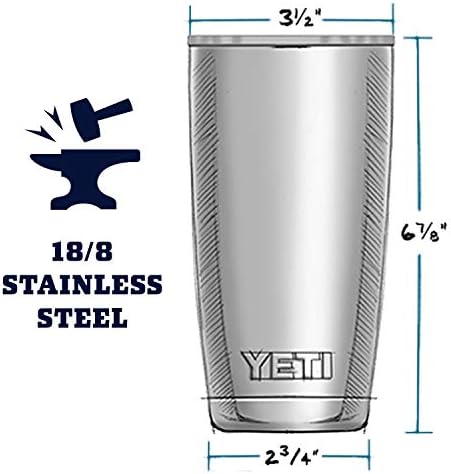 YETI Rambler 20 oz Stainless Steel Vacuum Insulated Tumbler
