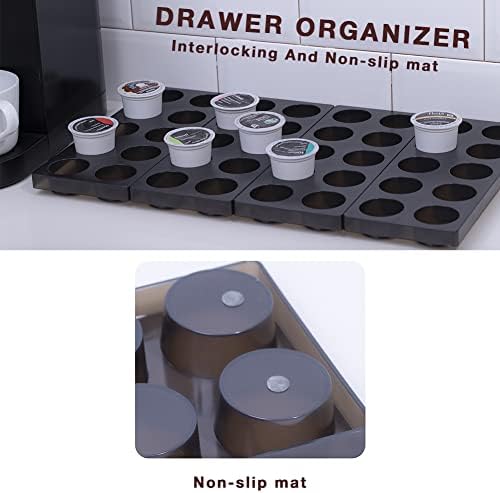 Coffee Pod Storage Organizer for Kitchen Drawer,Holders 60 K CUP