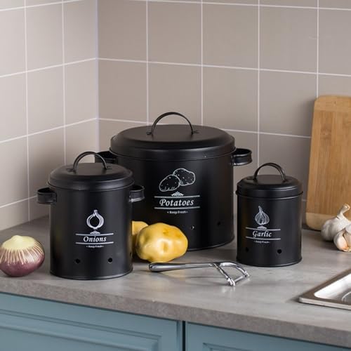 CCYLEZ Potato Storage Bin, Airtight Sealed Design Large Capacity