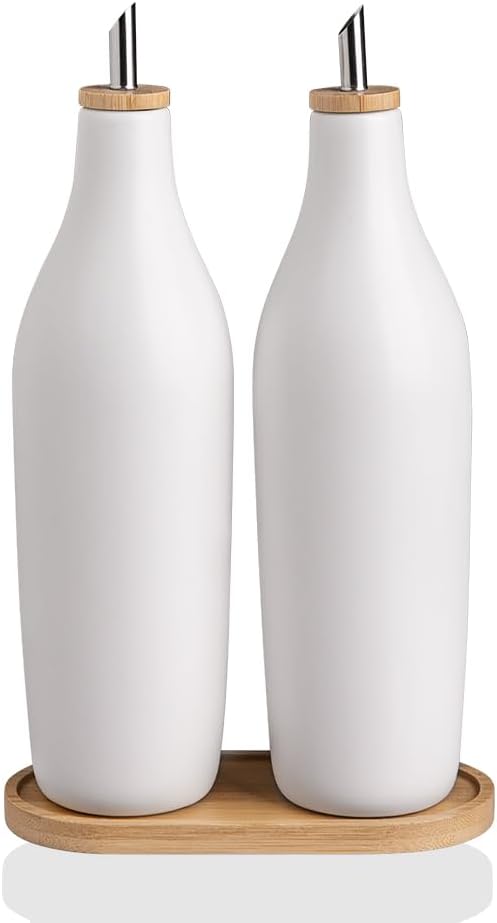 Sweejar Matte Ceramic Olive Oil Dispenser Bottles by Sweejarco1949