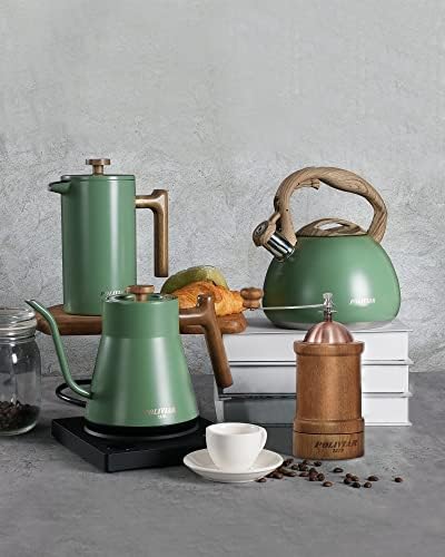 POLIVIAR Tea Kettle and French Press Coffee Maker