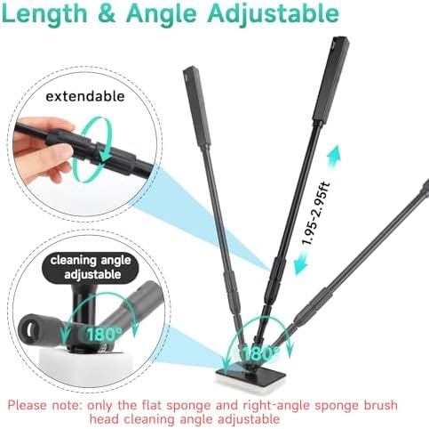 hygger 6-in-1 Aquarium Cleaning Tools, Multipurpose Fish Tank Cleaning