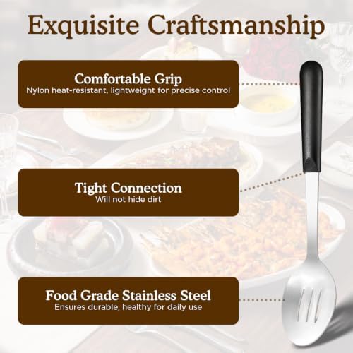 4 Pcs Cooking Utensils Set, Stainless Steel Kitchen Utensils, Heat