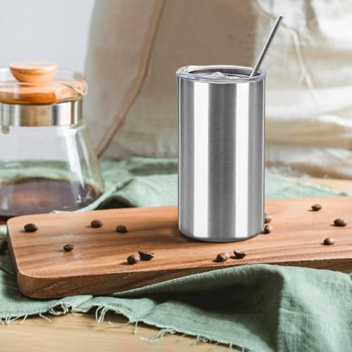 YOUKE OLA 16 Pack Tumblers Blanks Bulk Skinny Straight Tumbler