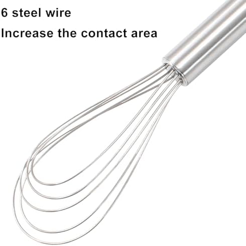 3 Pcs Kitchen Flat Whisk Set, Stainless Steel
