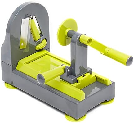 Home Basics 4-Function Tabletop Spiralizer, Green