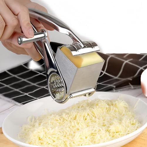 Manual Rotary Stainless Steel Parmesan Cheese Grater