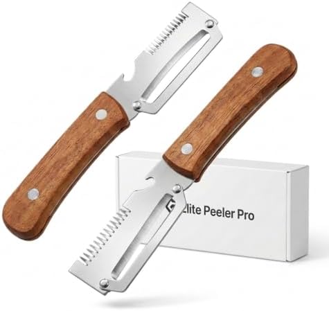elite peeler and shredder, 2PCS Vegetable Peeler, 1.8mm Thickened