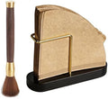 Coffee Filter Holder & Cleaning Brush Set (Black holder+Brush)