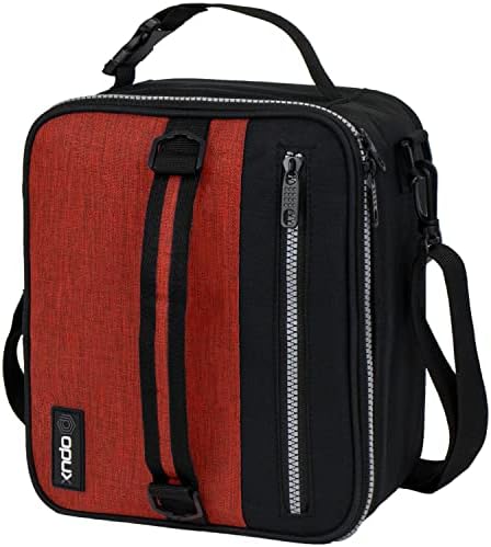 opux Insulated Soft Lunch Bag, Red