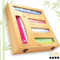 Storage Bag Holder, Baggie Organizer for Drawer or Wall Mount