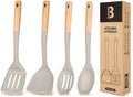 Badiano Silicone Cooking Utensils Set, Safe for Nonstick Cookwares