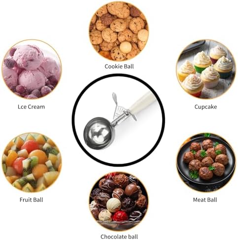 Portion Scoop - Disher, Cookie Scoop, Food Scoop - Portion Control