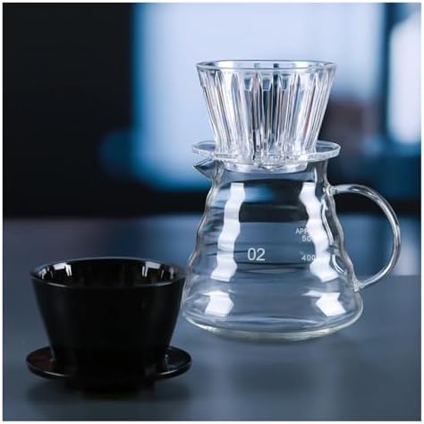 Genérico Clear Hand Brewing Coffee Set with Dripper