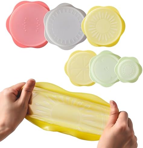 Green Hearth Reusable Silicone Lids, 6-Piece