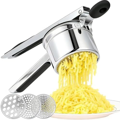 AHFLRITO Potato ricer, Heavy Duty Ricer for Mashed Potatoes, Large