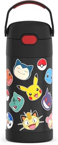 THERMOS FUNTAINER 12 Ounce Stainless Steel Vacuum Insulated Kids Straw